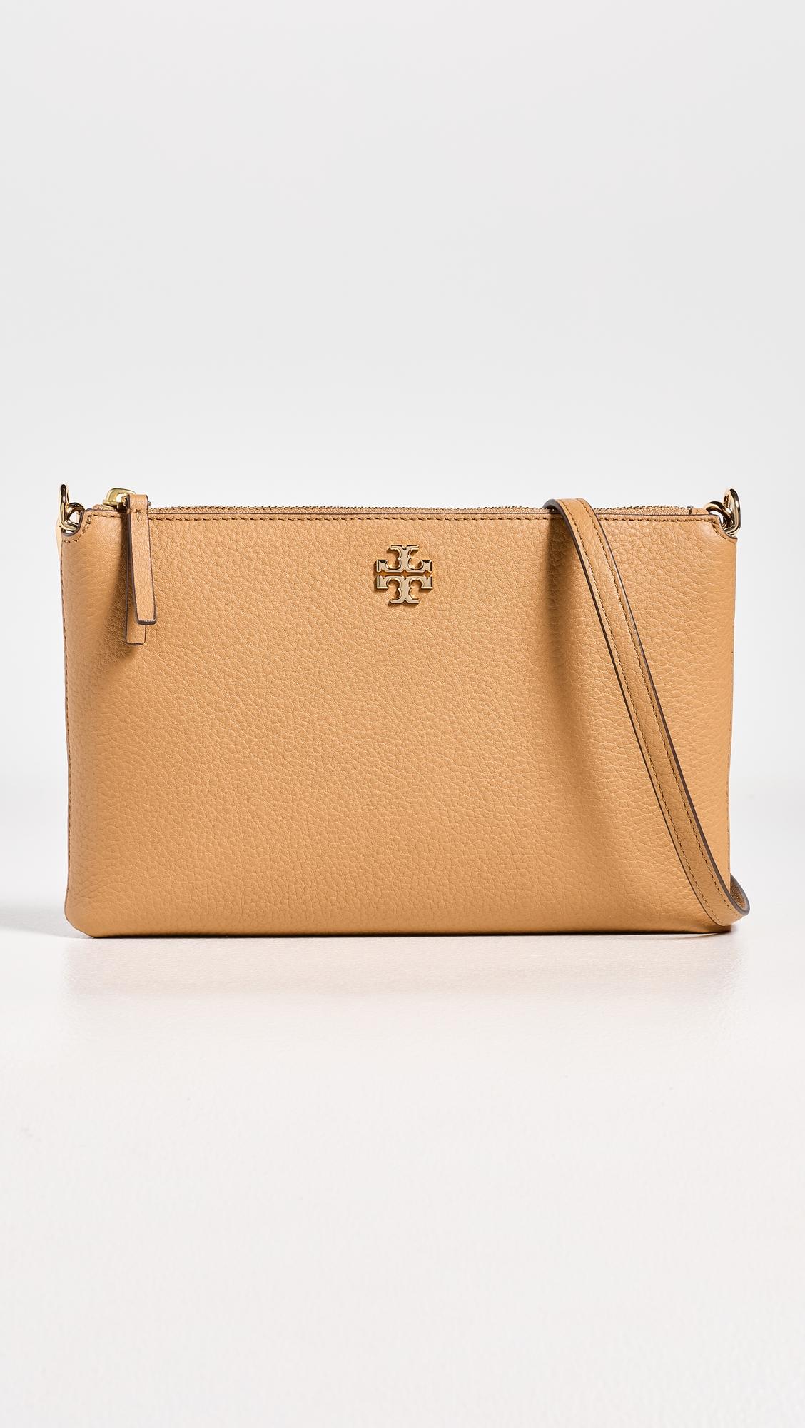 Mercer Pebbled Zip Crossbody Bag by TORY BURCH