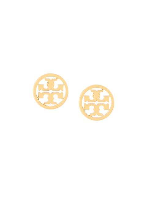 Miller logo stud earrings by TORY BURCH