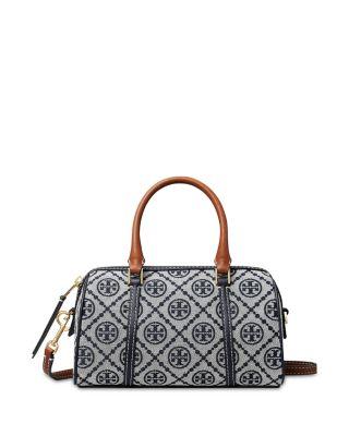 Mini T Monogram Barrel Bag by TORY BURCH