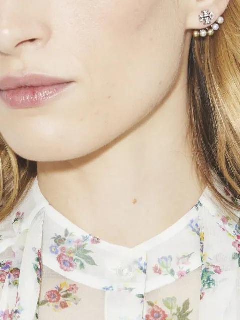 Moondance front-back earrings by TORY BURCH