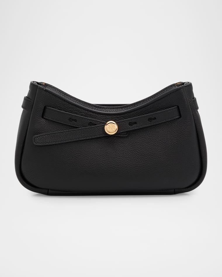 Pebbled Leather Shoulder Bag by TORY BURCH