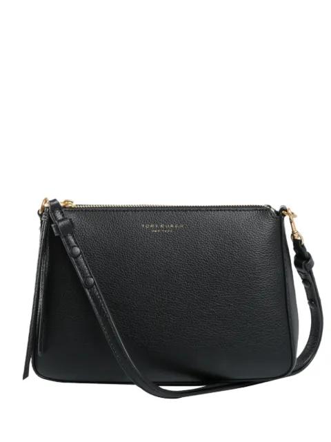 Perry zip-top leather shoulder bag by TORY BURCH