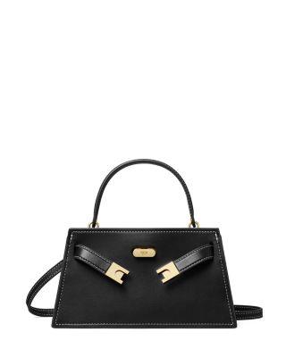 Petite Lee Radziwill Leather Tote by TORY BURCH