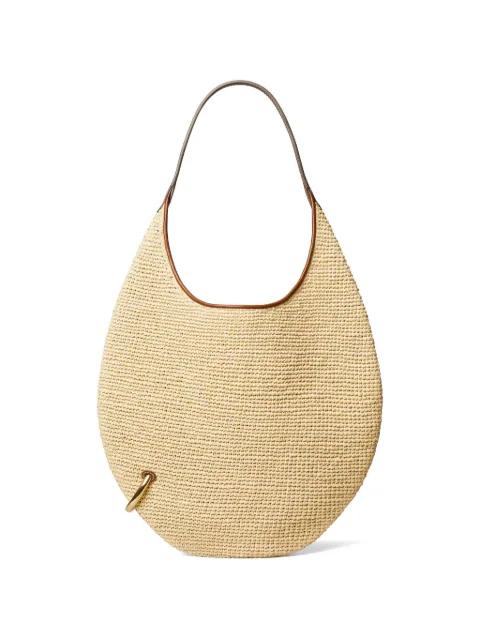 Pierced soft straw bag by TORY BURCH