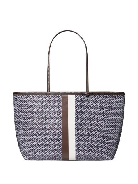 Racer printed tote bag by TORY BURCH