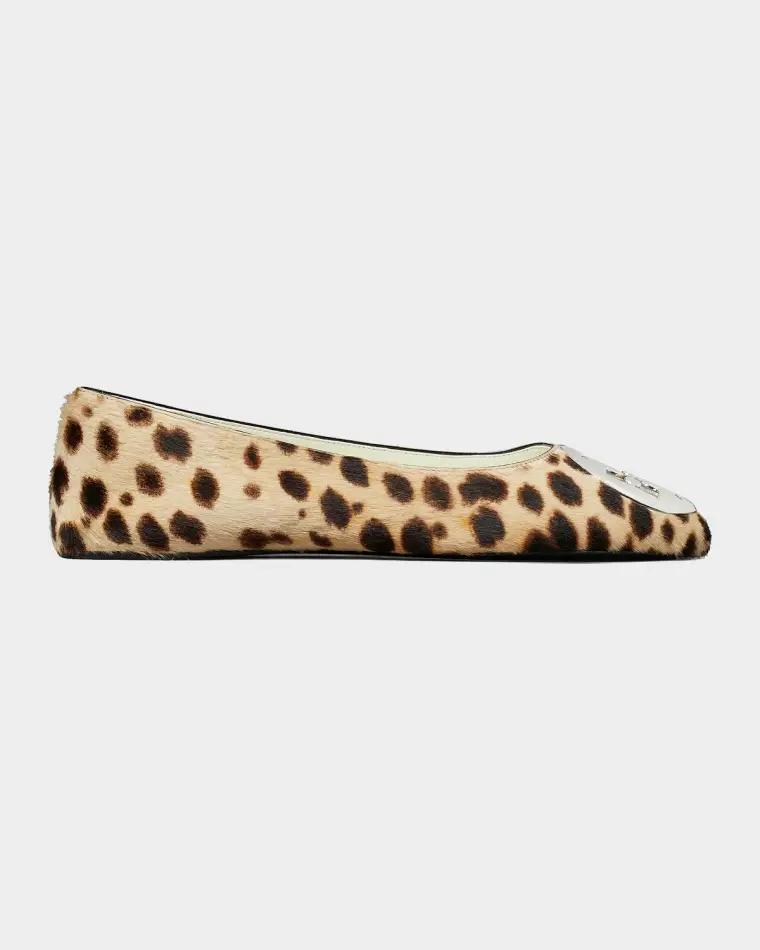 Reva Calf Hair Ballet Flats by TORY BURCH