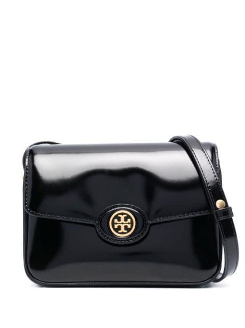 Robinson spazzolato-leather shoulder bag by TORY BURCH