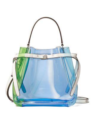 Romy Clear Color Block Bucket Bag by TORY BURCH