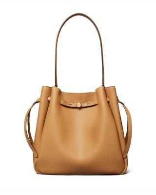 Romy Leather Large Bucket Bag by TORY BURCH
