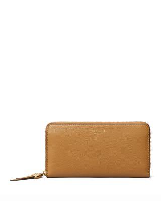 Romy Leather Zip Continental Wallet by TORY BURCH