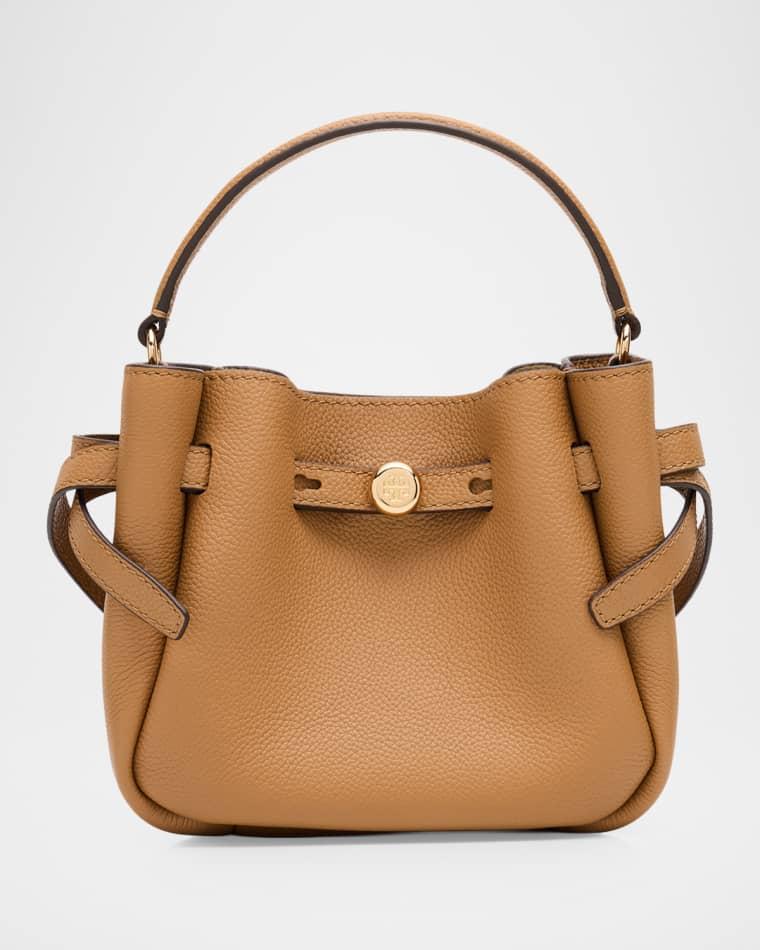 Romy Mini Grain Leather Bucket Bag by TORY BURCH