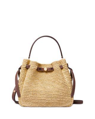 Romy Straw Bucket Bag by TORY BURCH