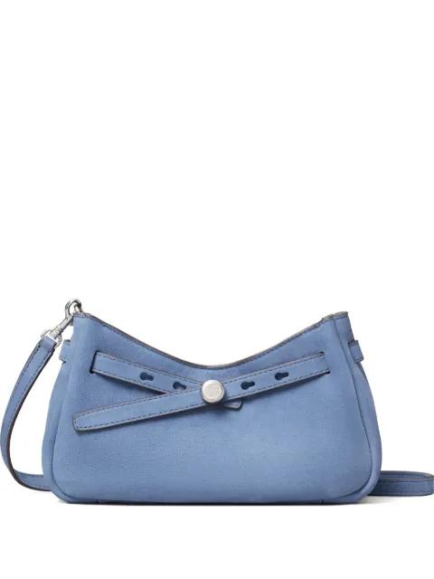 Romy nubuck zip-top crossbody bag by TORY BURCH
