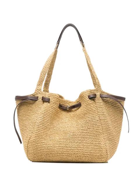 Romy woven tote bag by TORY BURCH