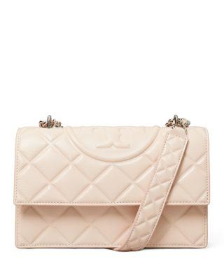 Small Fleming Leather Shoulder Bag by TORY BURCH