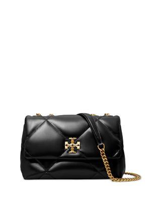 Small Kira Diamond Quilted Leather Convertible Shoulder Bag by TORY BURCH