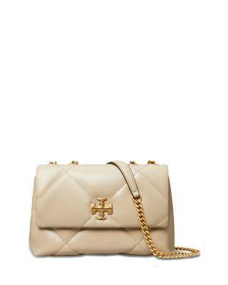 Small Kira Diamond Quilted Leather Convertible Shoulder Bag by TORY BURCH