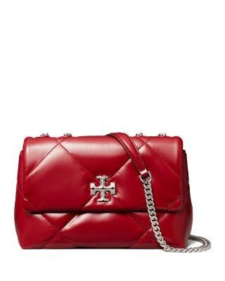 Small Kira Diamond Quilted Leather Convertible Shoulder Bag by TORY BURCH