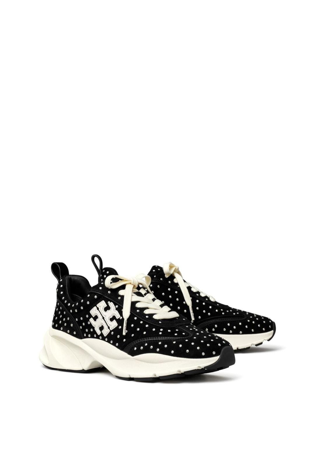 Studded Suede Sneakers by TORY BURCH