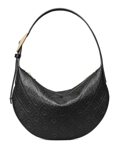 T Monogram balloon  small pebble shoulder bag by TORY BURCH