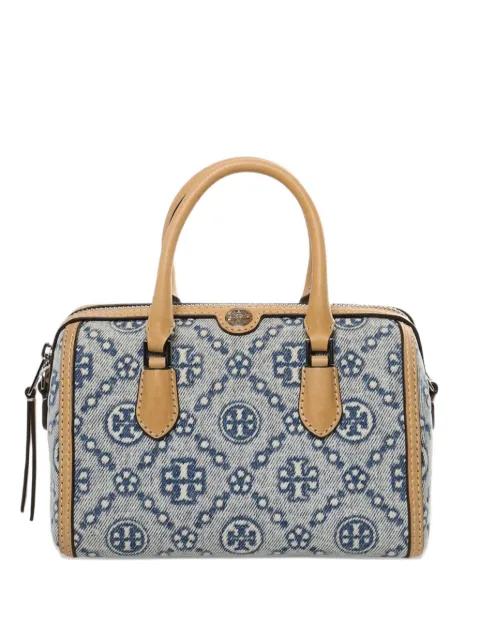 T Monogram barrel bag by TORY BURCH
