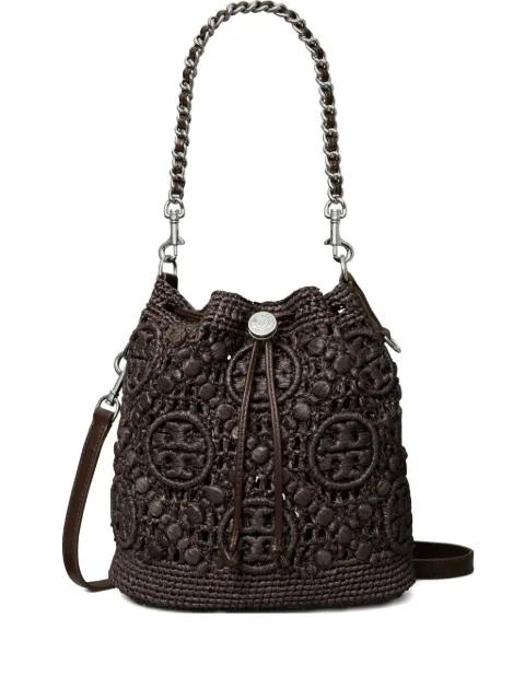 T Monogram bucket bag by TORY BURCH