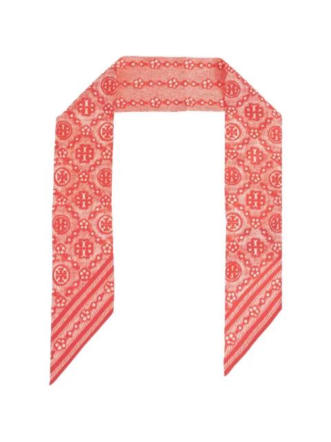 T-monogram scarf by TORY BURCH
