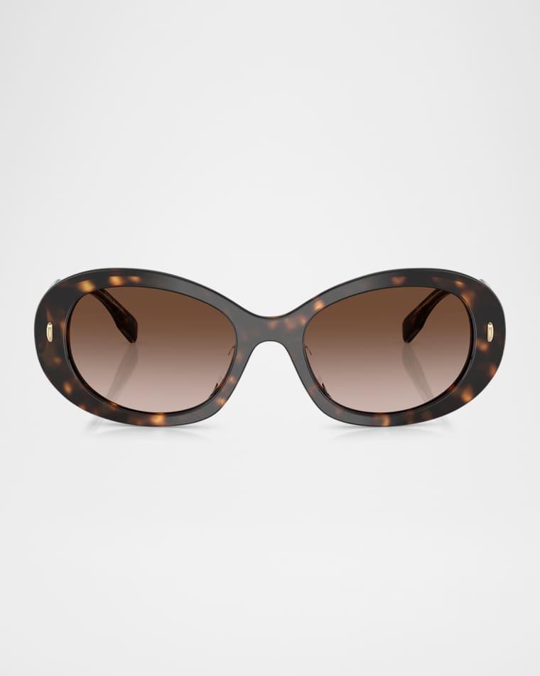 TY7214U Oval Sunglasses by TORY BURCH