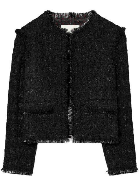 Tinsel tweed jacket by TORY BURCH