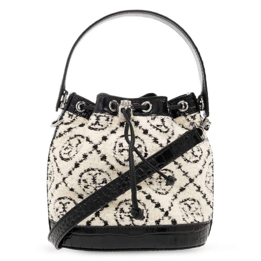Tory Burch Boucle Monogram Drawstring Bucket Bag by TORY BURCH