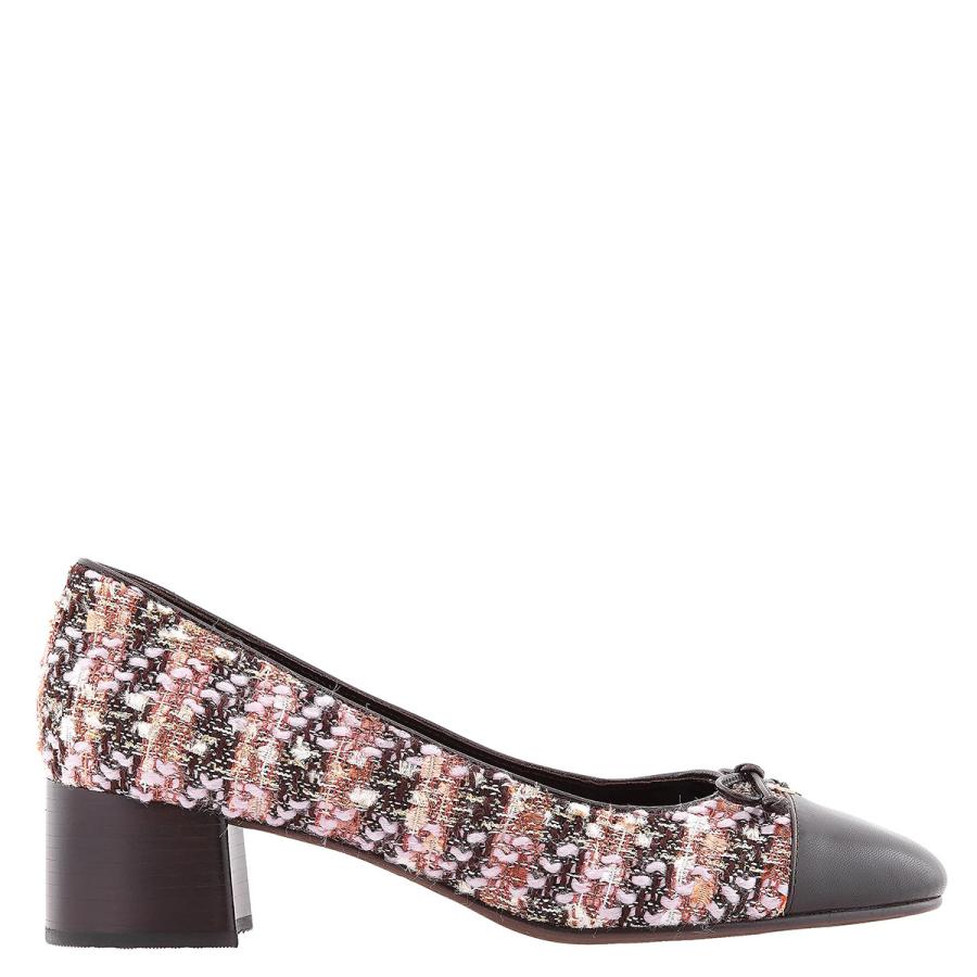Tory Burch Cap-Toe Tweed Pumps by TORY BURCH