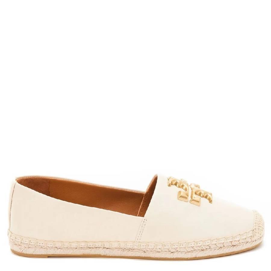 Tory Burch Eleanor Espadrilles Leather Flats by TORY BURCH