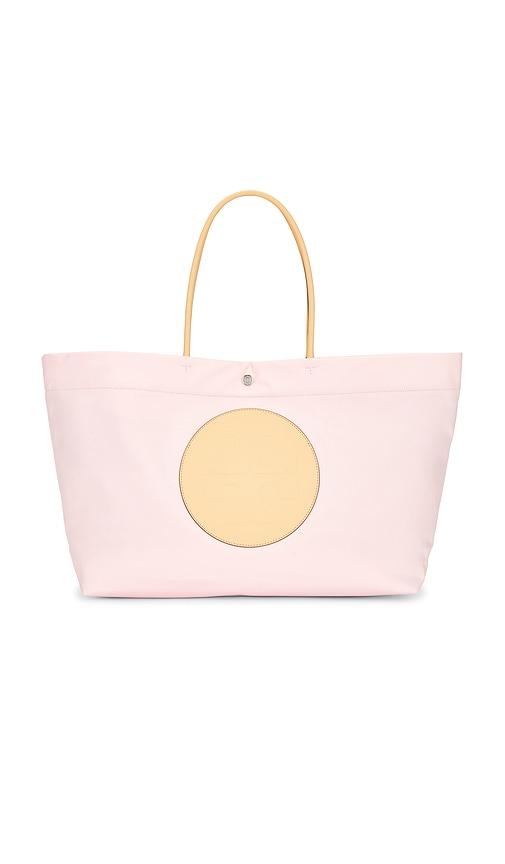 Tory Burch Ella Twist Tote in Blush by TORY BURCH