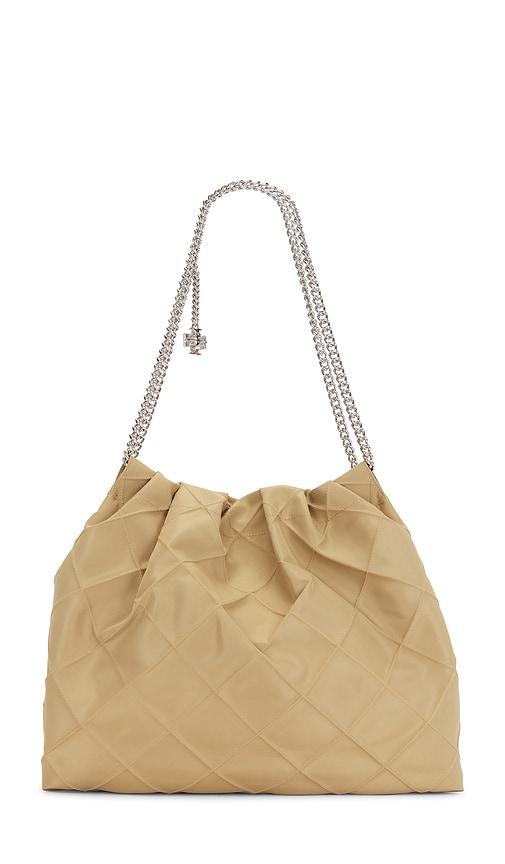 Tory Burch Fleming Nylon Hobo Bag in Tan by TORY BURCH
