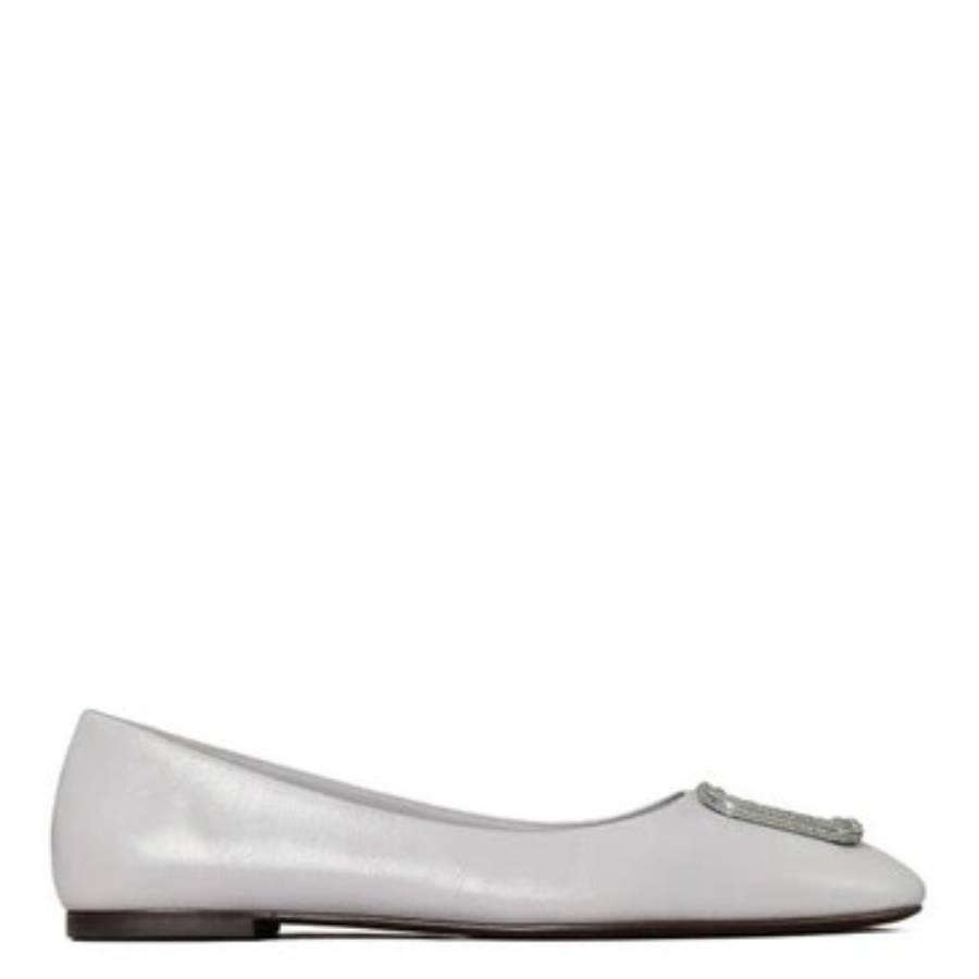 Tory Burch Georgia Pave Leather Ballet Flats by TORY BURCH