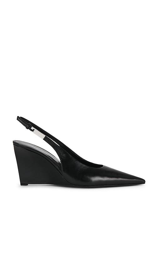 Tory Burch Gigi Slingback Wedge Pump in Black by TORY BURCH