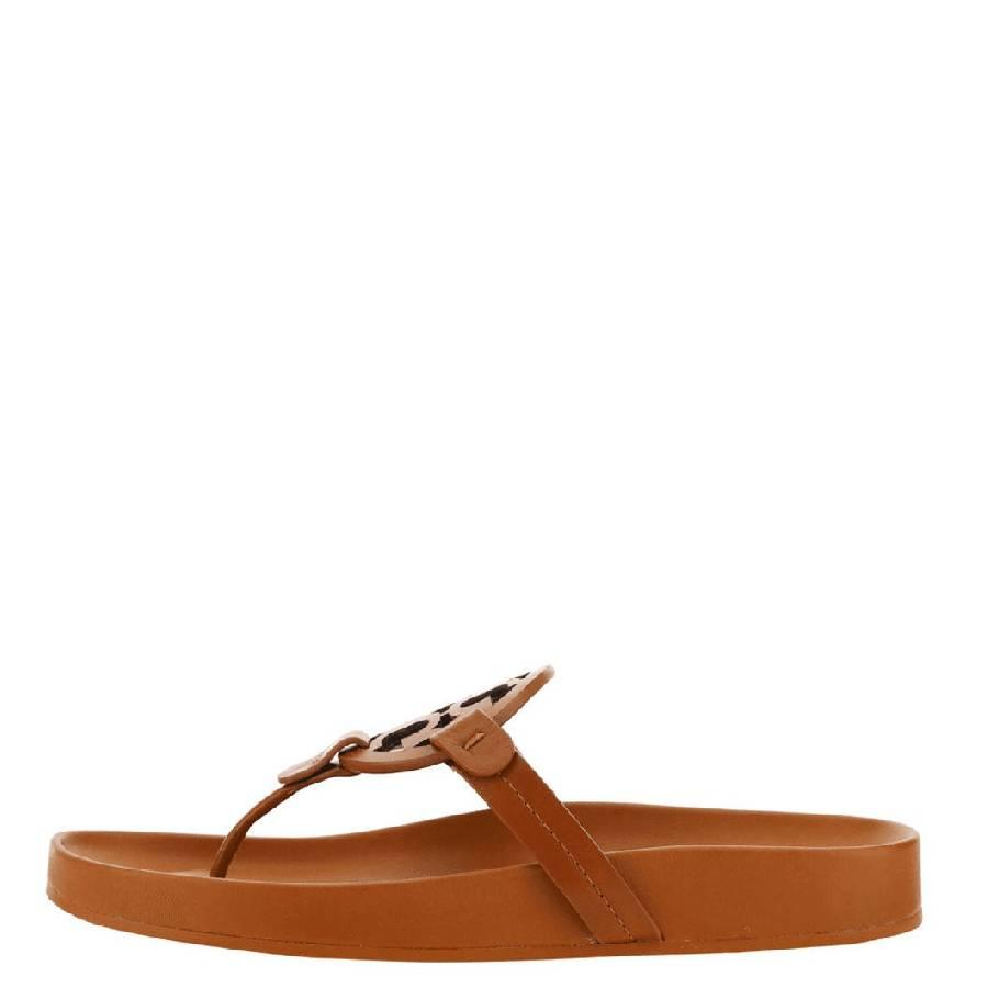 Tory Burch Miller Cloud Leather Thong Sandals by TORY BURCH