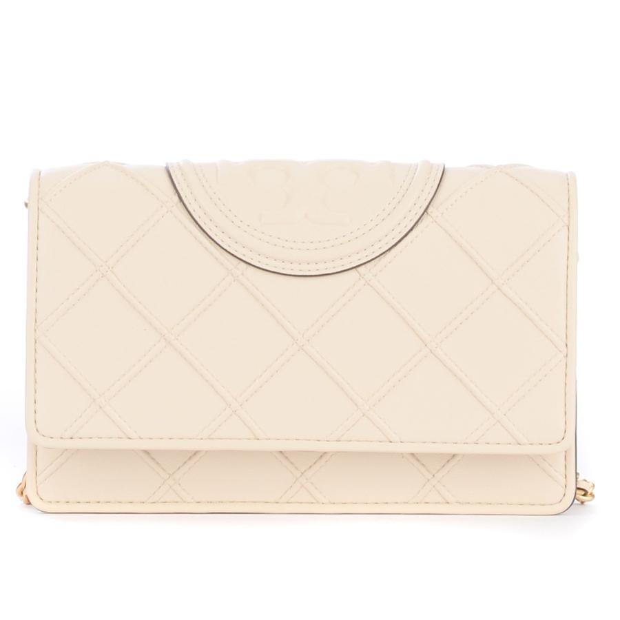 Tory Burch New Cream Fleming Soft Chain Wallet by TORY BURCH