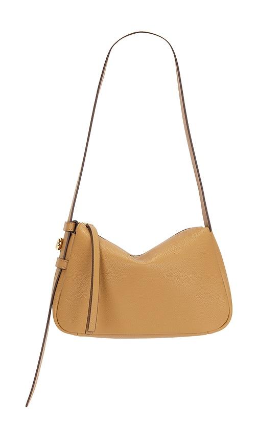 Tory Burch Romy Small Shoulder Bag in Tan by TORY BURCH