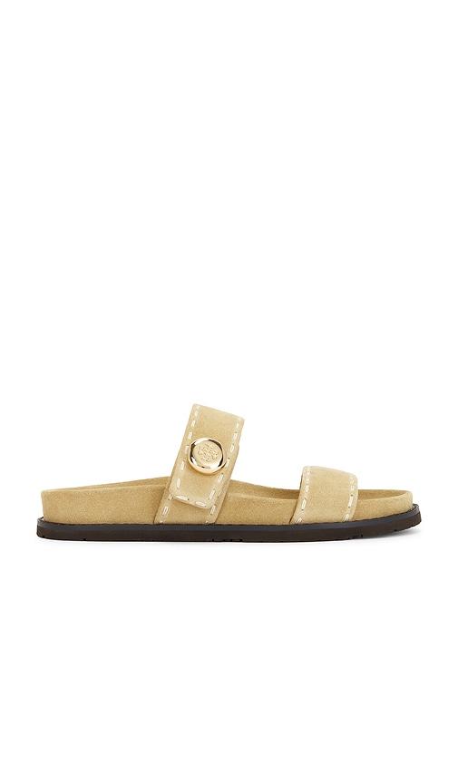 Tory Burch Romy Sport Slide in Beige by TORY BURCH