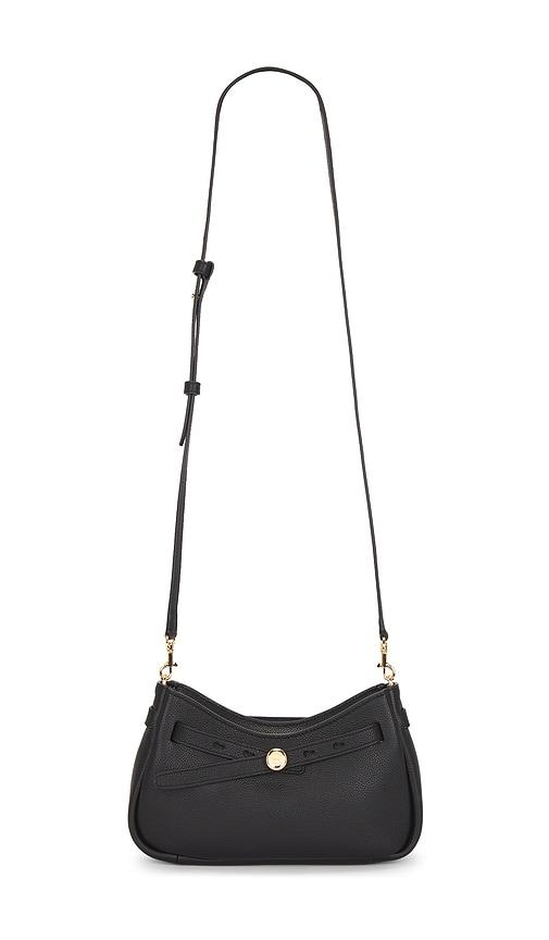 Tory Burch Romy Zip Top Crossbody in Black by TORY BURCH