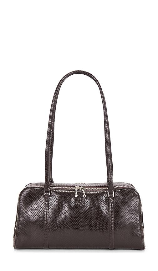 Tory Burch Small Marshmallow Satchel in Brown by TORY BURCH