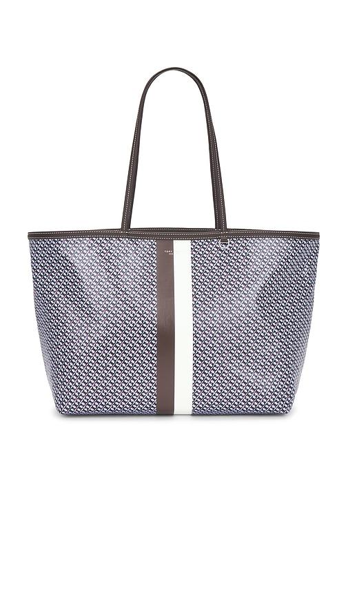 Tory Burch The Racer Tote Bag in Navy by TORY BURCH