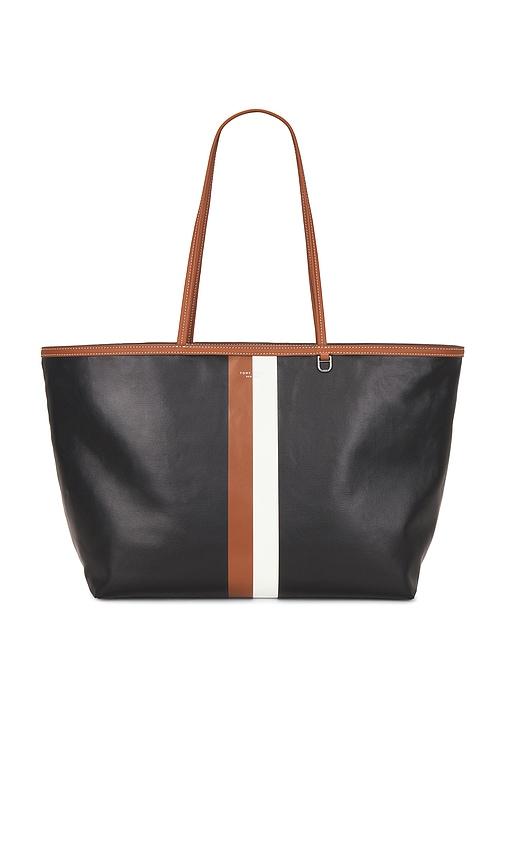 Tory Burch The Racer Tote in Black by TORY BURCH
