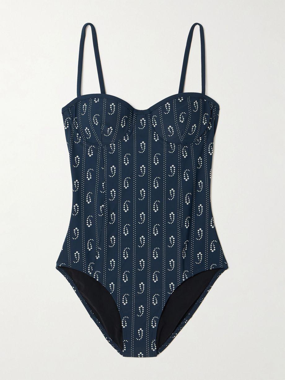 Underwired printed swimsuit by TORY BURCH