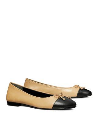 Women's Cap-Toe Ballet Flats by TORY BURCH