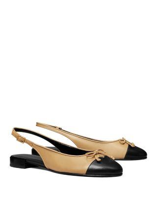 Women's Cap Toe Slingback Ballet Flats by TORY BURCH