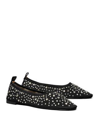 Women's Eddie Crystal Ballet Flats by TORY BURCH
