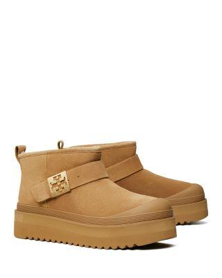 Women's Mellow Shearling Lined Platform Boots by TORY BURCH