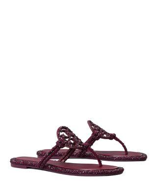 Women's Miller Knotted Crystal Sandal by TORY BURCH